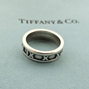 Tiffany & Co. 1995 Atlas Ring In Sterling Silver Size 7